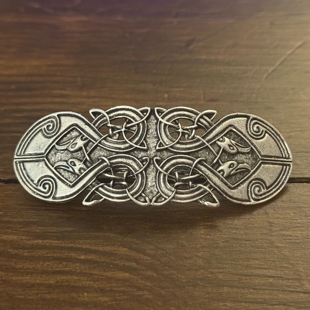 Silver Hair Clip